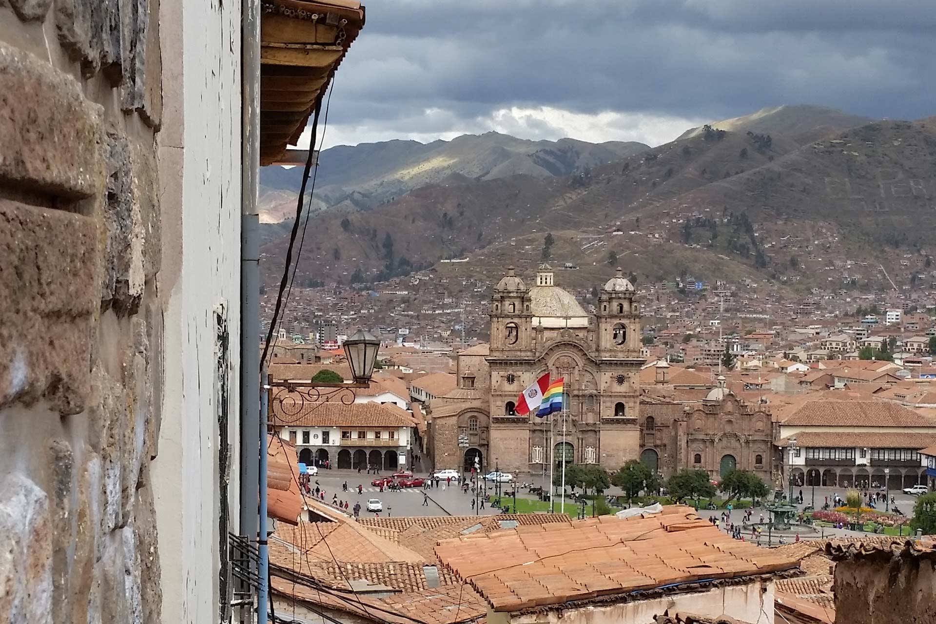 Vista de Cusco desde la parte alta