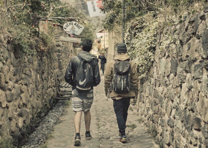 Camino a Inti Punku Ollantaytambo