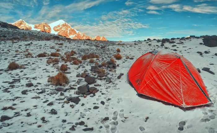 Vista del nevado que nos motiva a preguntarnos cómo llegar a Ausangate