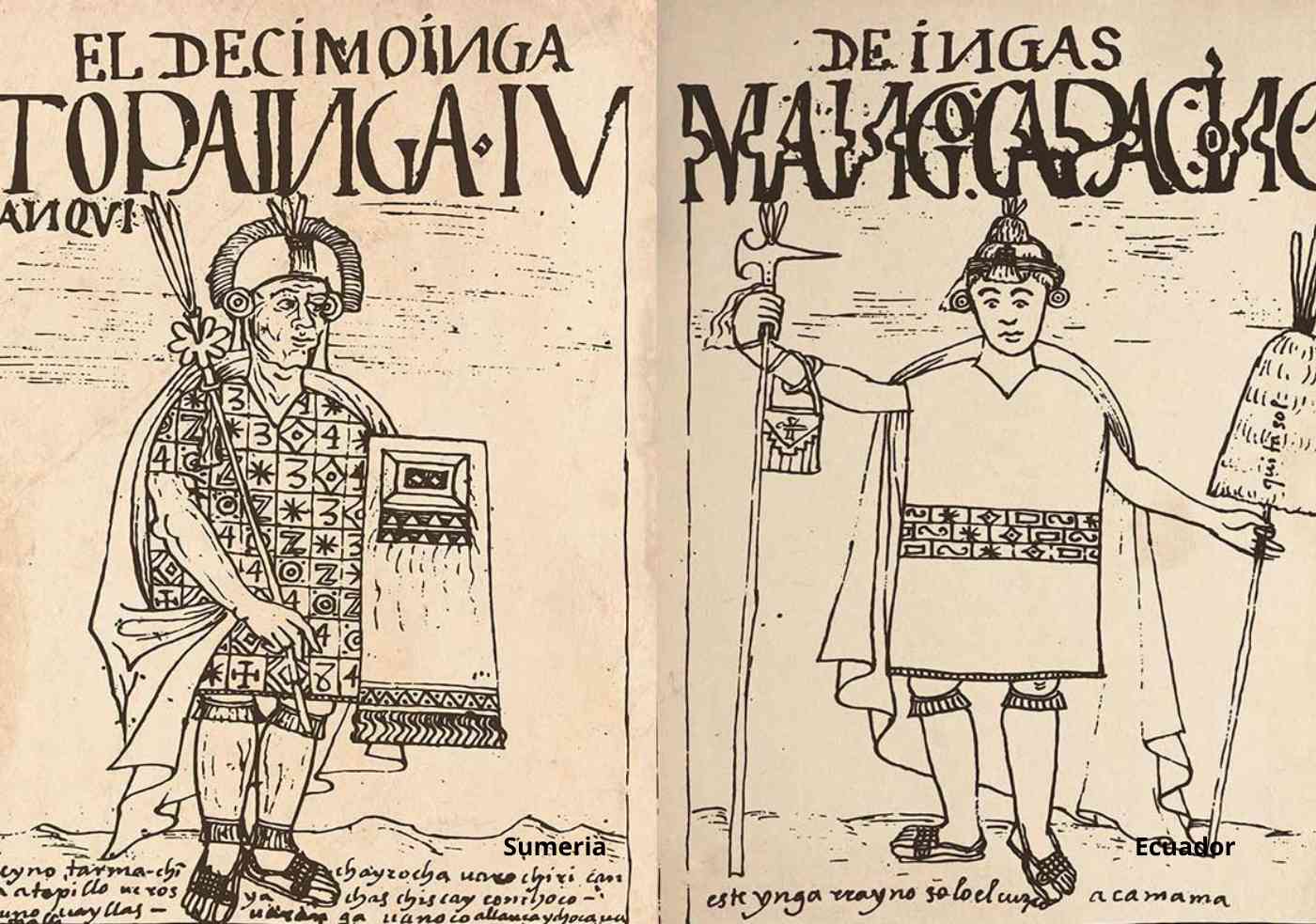 vestigios escritura sumeria inca