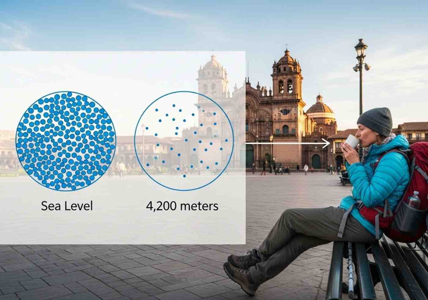 Ilustración de la importancia de la aclimatación a la altitud para gestionar el mal de altura (soroche) y la dificultad del Camino Inca