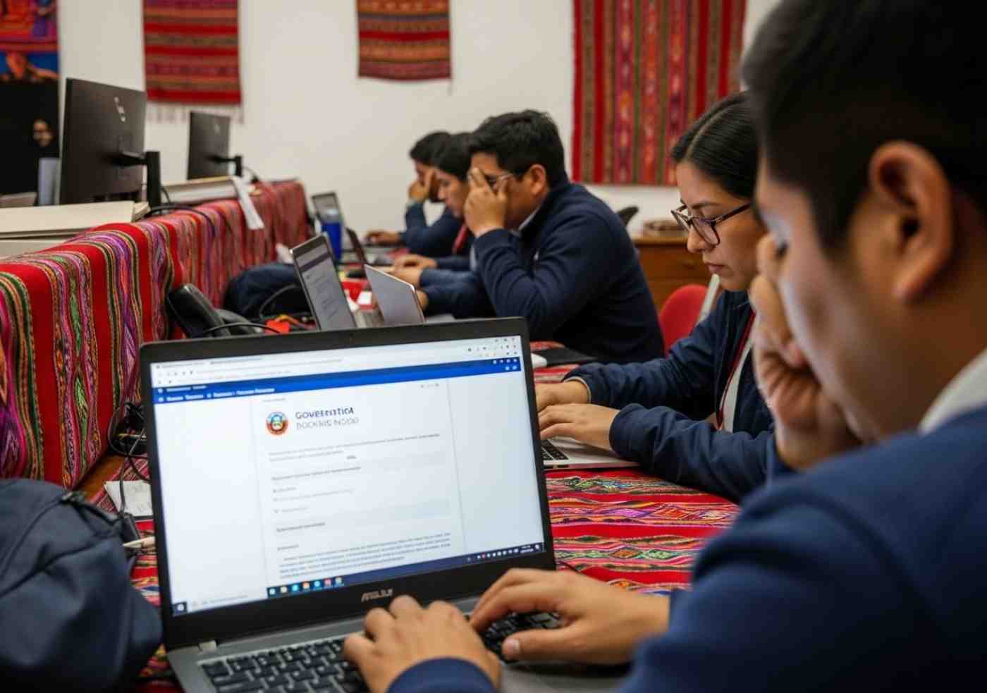 Equipo de Inka Jungle Tour trabajando en el 'Minuto Cero' para asegurar permisos del Camino Inca