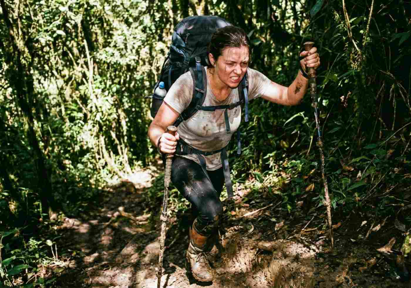 Dificultad del Inca Jungle Backpacker en un sendero