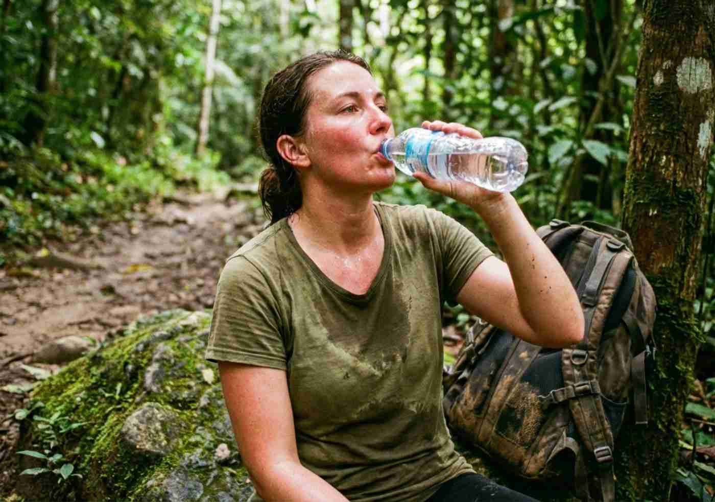 Un momento de pausa que refleja la verdadera dificultad y el desgaste del Inka Jungle
